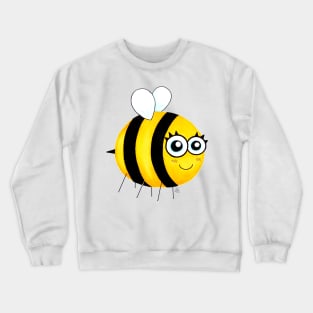 Cute Wholesome Bee - A Happy Bumblebee Crewneck Sweatshirt